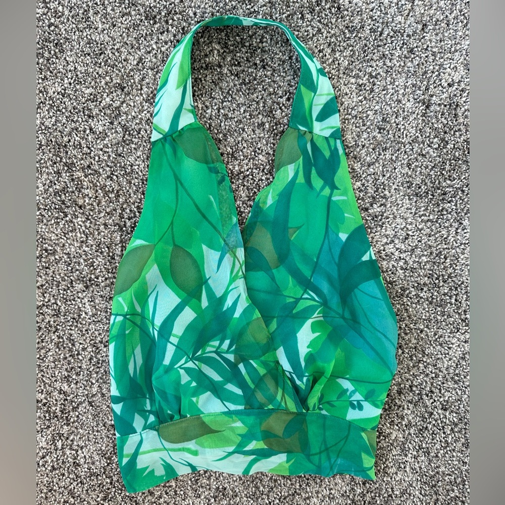 Tropical Halter Top